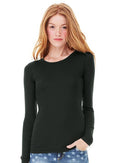 BELLA + CANVAS - Women's Long Sleeve Sheer Mini Rib Tee - 8751