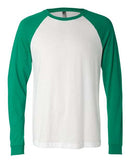 BELLA + CANVAS - Long Sleeve Jersey Baseball Tee - 3000