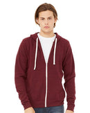 BELLA + CANVAS - Unisex Triblend Sponge Fleece Full-Zip Hoodie - 3909