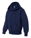 Hanes - ComfortBlend® EcoSmart® Youth Full-Zip Hooded Sweatshirt - P480