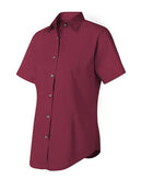 FeatherLite - Women's Short Sleeve Stain-Resistant Tapered Twill Shirt - 5281