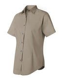 FeatherLite - Women's Short Sleeve Stain-Resistant Tapered Twill Shirt - 5281