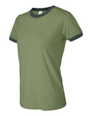 BELLA + CANVAS - Women's Jersey Heather Ringer Tee - 6050