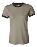 BELLA + CANVAS - Women's Jersey Heather Ringer Tee - 6050