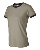 BELLA + CANVAS - Women's Jersey Heather Ringer Tee - 6050
