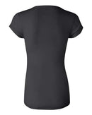 BELLA + CANVAS - Women's Sheer Mini Rib Scoopneck Tee - 8703
