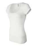 BELLA + CANVAS - Women's Sheer Mini Rib Scoopneck Tee - 8703