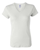 BELLA + CANVAS - Women's Baby Rib Short Sleeve V-Neck Tee - 1005