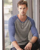 Alternative - Eco-Jersey Three-Quarter Sleeve Raglan Henley - 1989