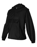 Augusta Sportswear - Packable Half-Zip Hooded Pullover Jacket - 3130