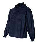 Augusta Sportswear - Packable Half-Zip Hooded Pullover Jacket - 3130