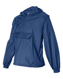 Augusta Sportswear - Packable Half-Zip Hooded Pullover Jacket - 3130