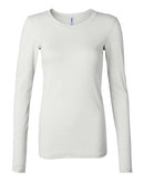 BELLA + CANVAS - Women's Long Sleeve Sheer Mini Rib Tee - 8751