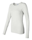 BELLA + CANVAS - Women's Long Sleeve Sheer Mini Rib Tee - 8751