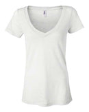 BELLA + CANVAS - Women's Burnout V-Neck Tee - 8605