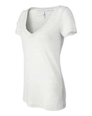 BELLA + CANVAS - Women's Burnout V-Neck Tee - 8605