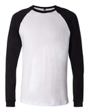 BELLA + CANVAS - Long Sleeve Jersey Baseball Tee - 3000