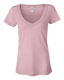BELLA + CANVAS - Women's Burnout V-Neck Tee - 8605