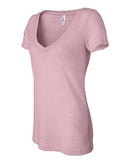 BELLA + CANVAS - Women's Burnout V-Neck Tee - 8605