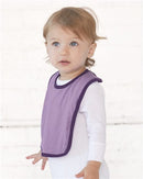 Rabbit Skins - Infant Contrast Trim Premium Jersey Bib - 1004