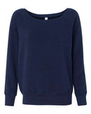 BELLA + CANVAS - Women’s Sponge Fleece Wide Neck Sweatshirt - 7501