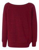BELLA + CANVAS - Women’s Sponge Fleece Wide Neck Sweatshirt - 7501