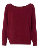BELLA + CANVAS - Women’s Sponge Fleece Wide Neck Sweatshirt - 7501
