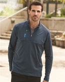 Adidas - Mixed Media Quarter-Zip Jacket - A195