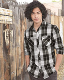 Burnside - Long Sleeve Plaid Shirt - 8202