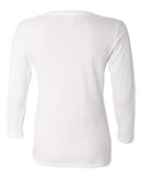 BELLA + CANVAS - Missy Three-Quarter Sleeve Jersey V-Neck Tee - 6425