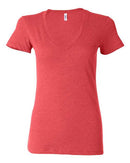 BELLA + CANVAS - Women’s Triblend Deep V-Neck Tee - 8435