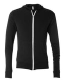 BELLA + CANVAS - Unisex Triblend Lightweight Full-Zip Hooded Long Sleeve Tee - 3939