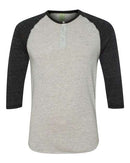 Alternative - Eco-Jersey Three-Quarter Sleeve Raglan Henley - 1989