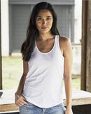 Alternative - Women's Satin Jersey Shirttail Tank - 4031