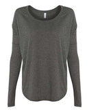 BELLA + CANVAS - Women’s Flowy 2x1 Ribbed Long Sleeve Tee - 8852