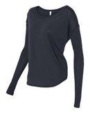 BELLA + CANVAS - Women’s Flowy 2x1 Ribbed Long Sleeve Tee - 8852