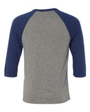 BELLA + CANVAS - Unisex Three-Quarter Sleeve Baseball Tee - 3200