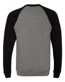 BELLA + CANVAS - Unisex Sponge Fleece Raglan Crewneck Sweatshirt - 3901