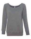 BELLA + CANVAS - Women’s Sponge Fleece Wide Neck Sweatshirt - 7501