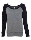 BELLA + CANVAS - Women’s Sponge Fleece Wide Neck Sweatshirt - 7501