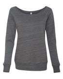 BELLA + CANVAS - Women’s Sponge Fleece Wide Neck Sweatshirt - 7501