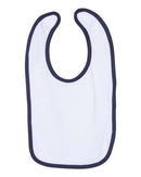Rabbit Skins - Infant Contrast Trim Premium Jersey Bib - 1004
