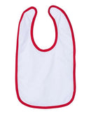 Rabbit Skins - Infant Contrast Trim Premium Jersey Bib - 1004