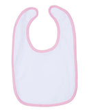Rabbit Skins - Infant Contrast Trim Premium Jersey Bib - 1004