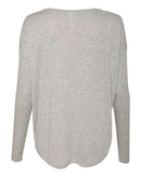 BELLA + CANVAS - Women’s Flowy 2x1 Ribbed Long Sleeve Tee - 8852