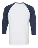BELLA + CANVAS - Unisex Three-Quarter Sleeve Baseball Tee - 3200 (More Color)