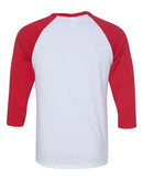 BELLA + CANVAS - Unisex Three-Quarter Sleeve Baseball Tee - 3200 (More Color)