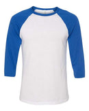 BELLA + CANVAS - Unisex Three-Quarter Sleeve Baseball Tee - 3200 (More Color)