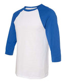 BELLA + CANVAS - Unisex Three-Quarter Sleeve Baseball Tee - 3200 (More Color)