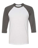 BELLA + CANVAS - Unisex Three-Quarter Sleeve Baseball Tee - 3200